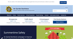 Desktop Screenshot of garda.ie